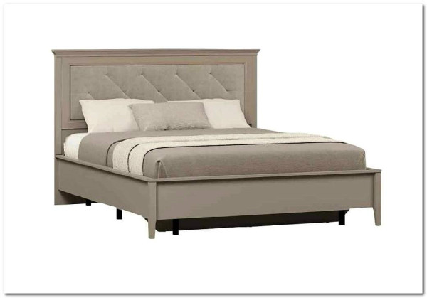 Кровать с мягким элементом Classic LOZ160x200 глиняный серый BRW заказать по цене 43 300 руб. в Волгограде