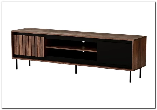 Тумба под телевизор Halmar SWING RTV-1 (орех/черный) заказать по цене 28 685 руб. в Волгограде