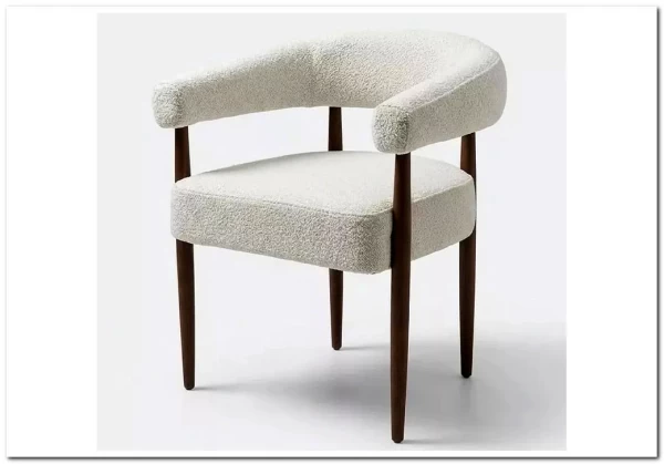 Стул БОНСАЙ (BONSAI), цвет СВЕТЛО-БЕЖЕВЫЙ CLOUD-113, букле / ОРЕХ , ®DISAUR заказать по цене 20 450 руб. в Волгограде