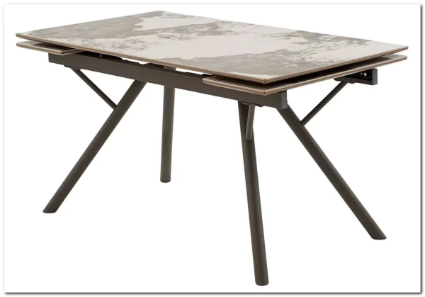 Стол ЛИБЕРТИ 180 цвет ПАНДОРА (Pandora), керамика / Латте каркас заказать по цене 52 100 руб. в Волгограде