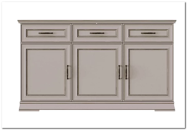 Тумба-комод Флоренция KOM3D3S персидский жемчуг БРВ заказать по цене 46 300 руб. в Волгограде