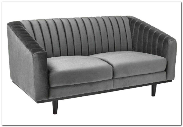 Диван ASPREY 2 Velvet Bluvel 14  Signal (серый) заказать по цене 77 733 руб. в Волгограде