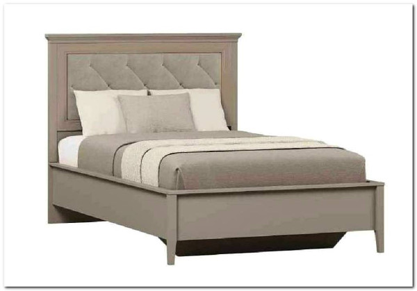 Кровать с мягким элементом Classic LOZ120x200 глиняный серый BRW заказать по цене 40 490 руб. в Волгограде