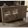 Шкаф-витрина Classic глиняный серый REG2W2D1S/170 BRW заказать по цене 38 730 руб. в Волгограде