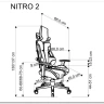 Кресло компьютерное Halmar NITRO 2 (красный/черный) заказать по цене 51 659 руб. в Волгограде