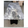 Стол АДАЖИО 240 (320) см MINERAL STONE NATURAL, керамика / Черный каркас заказать по цене 123 150 руб. в Волгограде