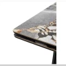 Стол АДАЖИО 240 (320) см MINERAL STONE NATURAL, керамика / Черный каркас заказать по цене 123 150 руб. в Волгограде