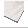 Стол BELLUNO 160 MARBLES KL-99 Белый мрамор матовый итальянская керамика/ белый каркас заказать по цене 99 320 руб. в Волгограде