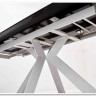 Стол BELLUNO 160 MARBLES KL-99 Белый мрамор матовый итальянская керамика/ белый каркас заказать по цене 99 320 руб. в Волгограде
