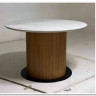 Стол MESA D120 цвет БЕЛЫЙ МРАМОР M326 / Каркас OAK, DISAUR заказать по цене 68 300 руб. в Волгограде