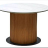 Стол MESA D120 цвет БЕЛЫЙ МРАМОР M326 / Каркас OAK, DISAUR заказать по цене 68 300 руб. в Волгограде